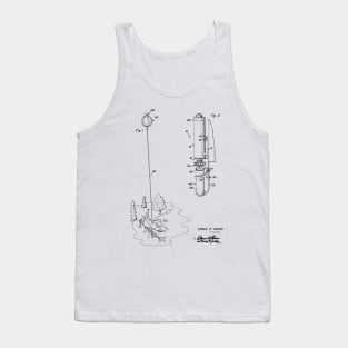 Impact Responsive Distress Signal Device Vintage Patent Hand Drawing Tank Top